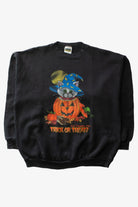 Vintage Did Someone Say Trick Or Treat? Halloween Sweatshirt (1990s)