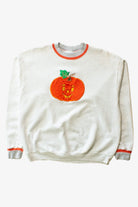 Vintage Jack o'Lantern Applique Halloween Sweatshirt (1990s)