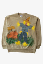 Vintage Pumpkins 4 Sale Hand Applique Halloween Sweatshirt (1990s)