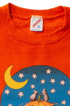 Vintage Jack o'Lantern Mice Halloween Sweatshirt (1990s)