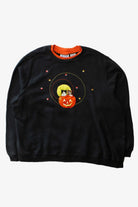 Vintage Embroidered Cats Halloween Sweatshirt (1990s) 678