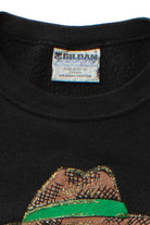 Vintage Jack o'Lantern Scarecrow Halloween Sweatshirt (1990s)