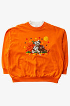 Vintage Mummy & Devil Bear Halloween Sweatshirt (1990s)