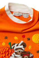 Vintage Mummy & Devil Bear Halloween Sweatshirt (1990s)