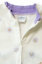 Vintage White Button Up Halloween Sweatshirt (1990s)