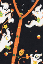 Vintage Ghosts & Candy Halloween Sweater Vest