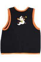 Vintage Ghosts & Candy Halloween Sweater Vest