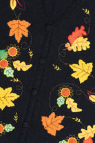 Vintage Autumn Leaves Harvest Sweater Vest