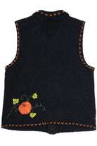 Vintage Pumpkin Patch Halloween Sweater Vest