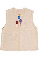 Vintage Scarecrow Fall Harvest Sweater Vest