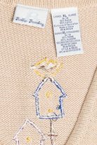 Vintage Scarecrow Fall Harvest Sweater Vest
