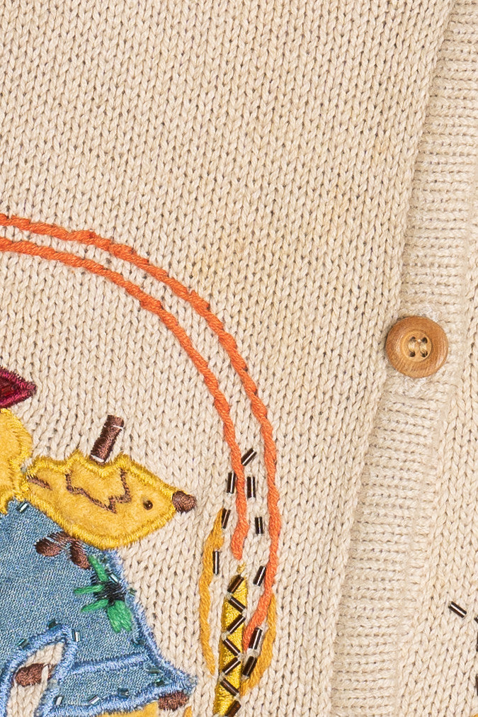 Vintage Scarecrow Fall Harvest Sweater Vest