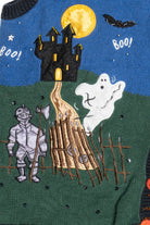 Vintage "Boo!" Haunted House Halloween Sweater Vest 702