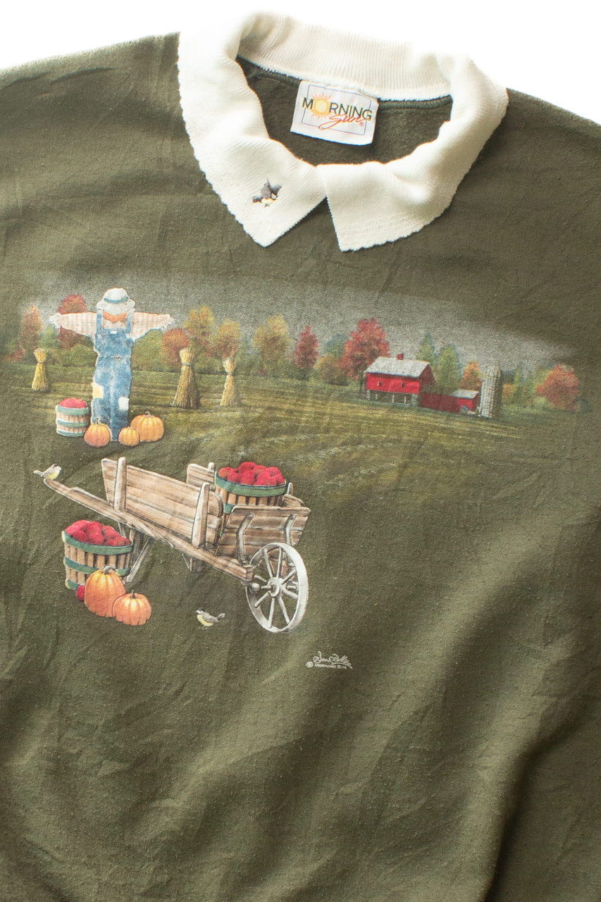 Vintage Wheelbarrow Fall Sweatshirt (1990s)