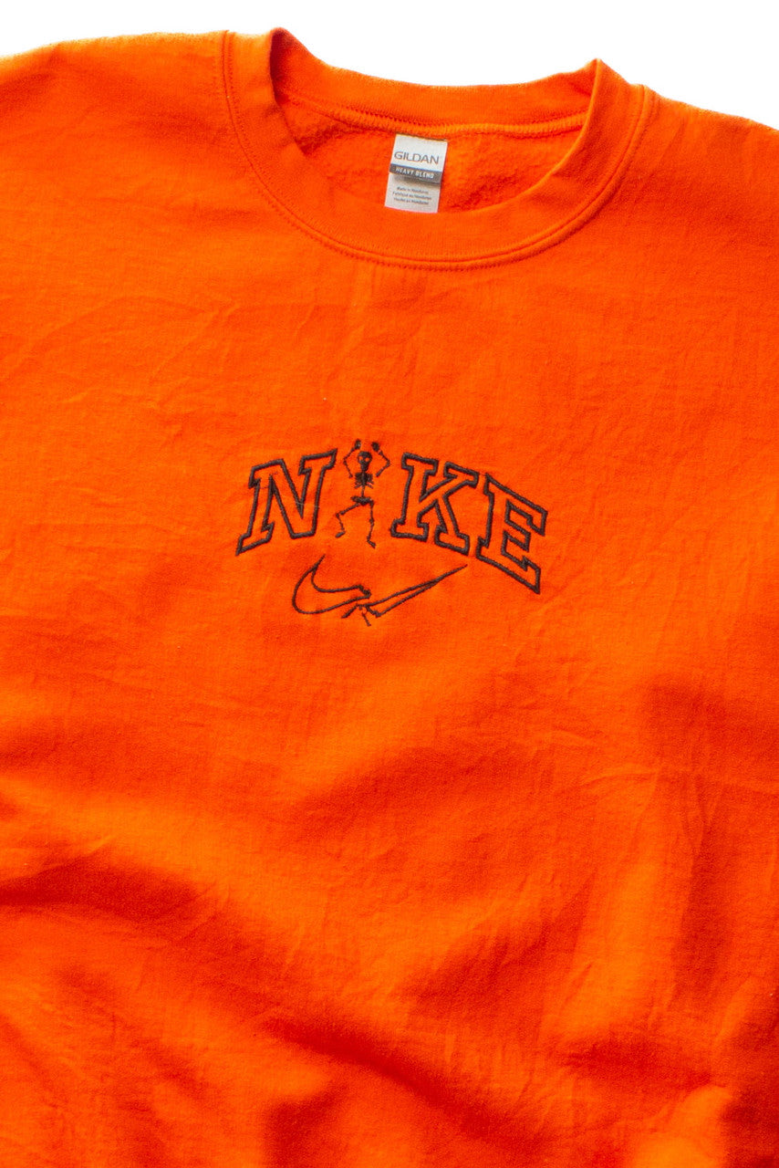 Bootleg Haunted Nike Halloween Sweatshirt (2010s)