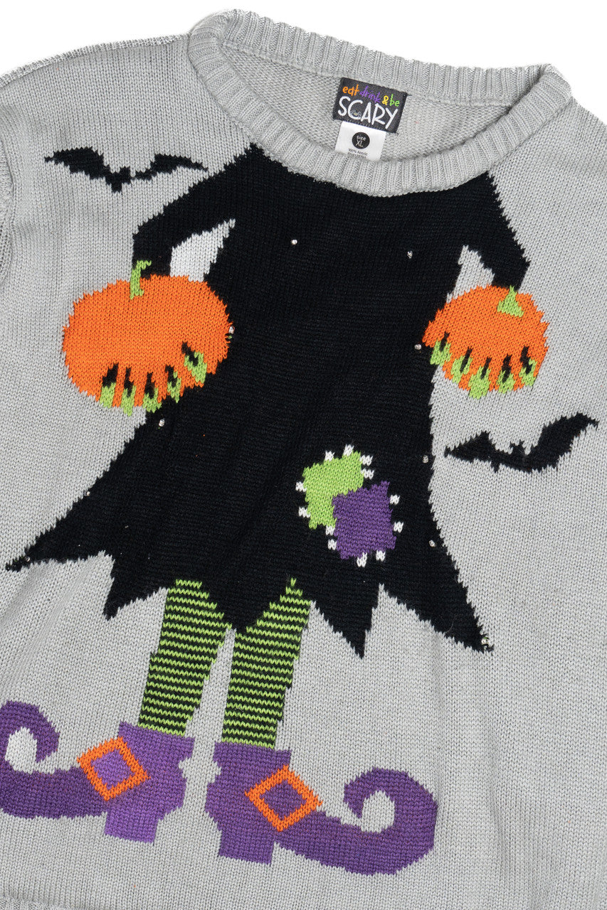 Witch Eat Drink & Be Scary Halloween Sweater