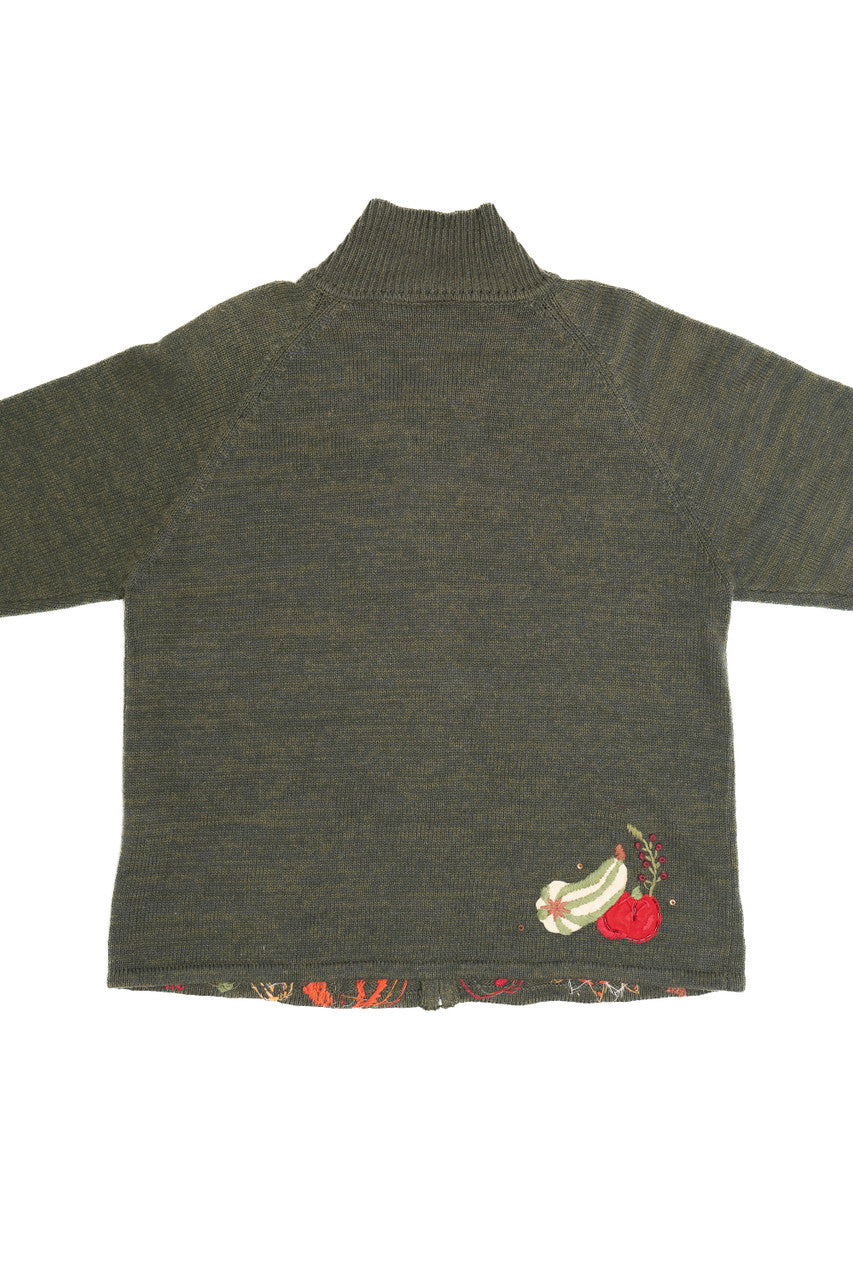 Vintage Fall Harvest Carolina Colours Plus Halloween Sweater