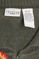 Vintage Fall Harvest Carolina Colours Plus Halloween Sweater