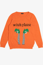 "Witch Please" Sequin Detail Halloween Sweater