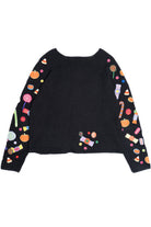 Vintage Embroidered Halloween Candy Haul Halloween Sweater