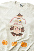Vintage Hand Painted Scarecrow Fall Sweatshirt (1990s)
