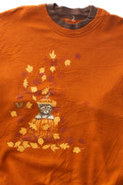 Vintage Cat Pumpkin Fall Sweatshirt (1990s)