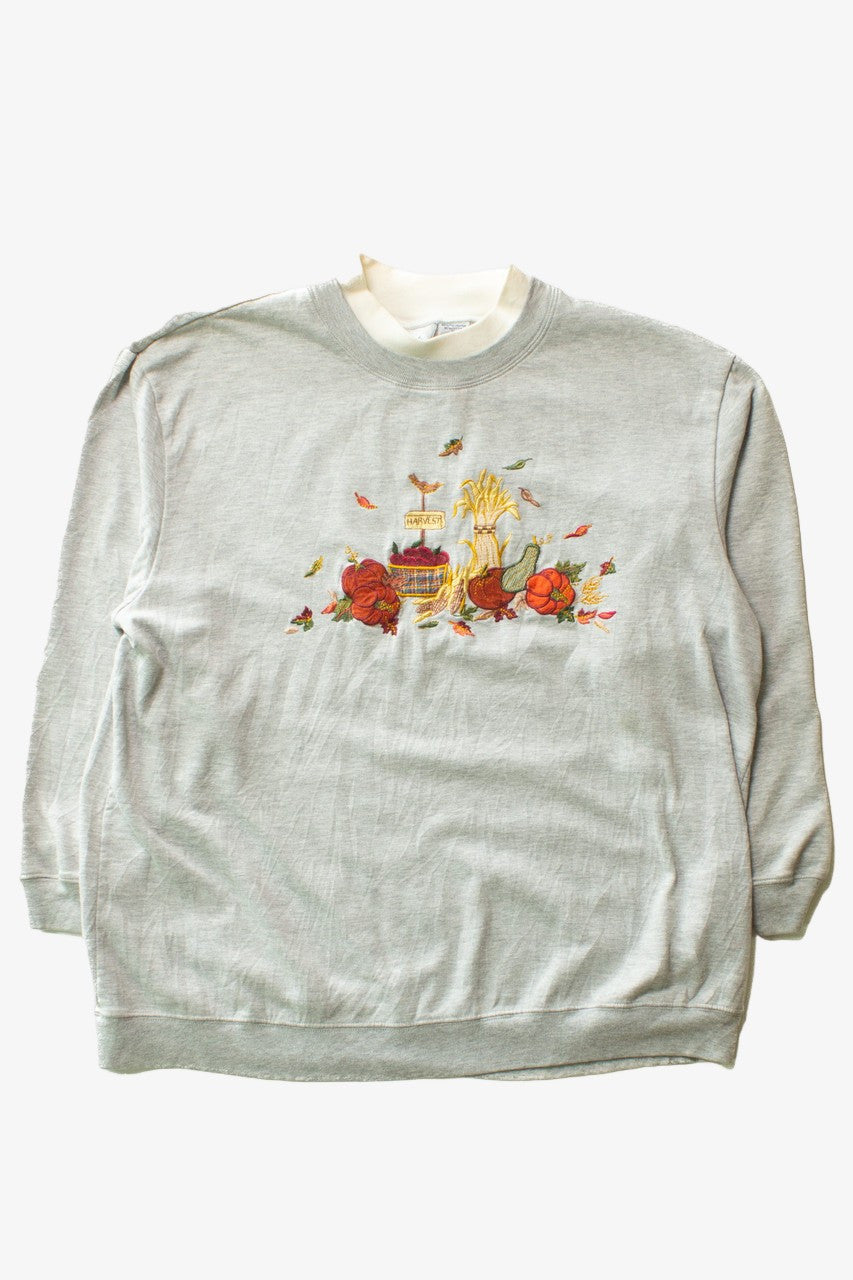 Vintage Harvest Crops Fall Sweatshirt (1990s)