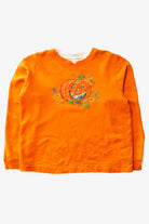 Vintage Jack o'Lantern Applique Halloween Sweatshirt (1990s) 742
