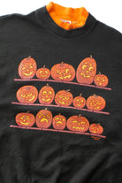 Vintage Jack o'Lantern Shelves Halloween Sweatshirt (1990s) 752