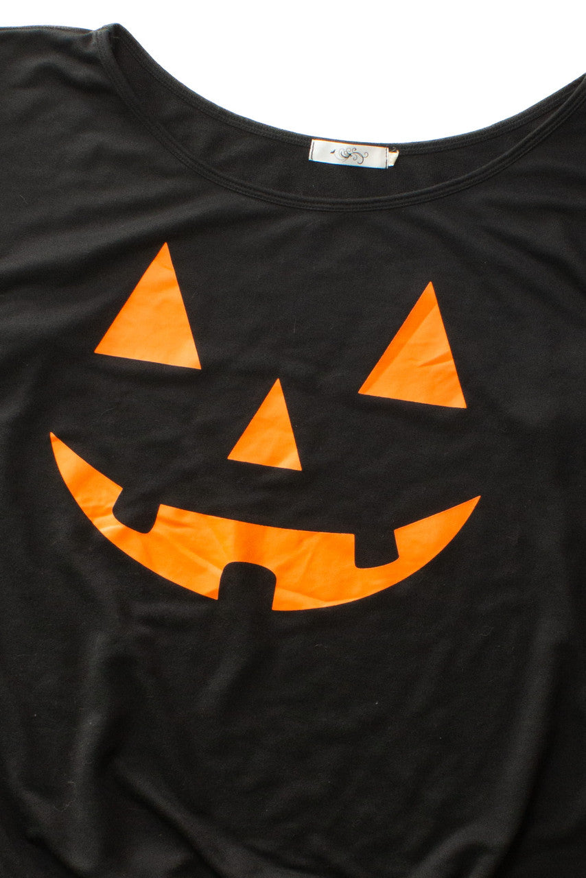 Pumpkin Face Lightweight Halloween Sweatshirt (2010s)