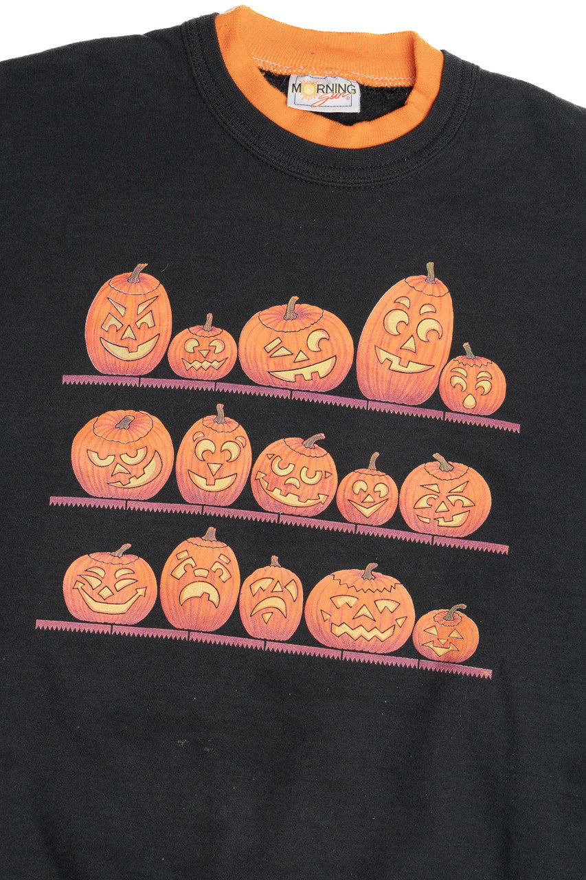 Vintage Jack o'Lanterns Halloween Sweatshirt (1990s)