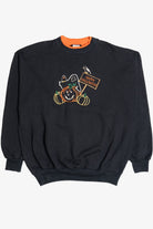 Vintage "Happy Halloween" Embroidered Halloween Sweatshirt