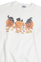 Vintage Cats And Pumpkins Halloween Sweatshirt