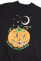 Vintage "Happy Halloween" Neon Halloween Sweatshirt