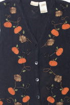 Vintage Bobbie Brooks Pumpkins Halloween Vest