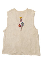 Vintage Bobbie Brooks Scarecrow And Birdhouses Autumn Harvest Vests