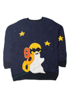 Vintage Lauren Hansen Pumpkin And Stars Halloween Sweater