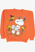 Vintage Snoopy & Woodstock Trick Or Treaters Halloween Sweatshirt (1990s)