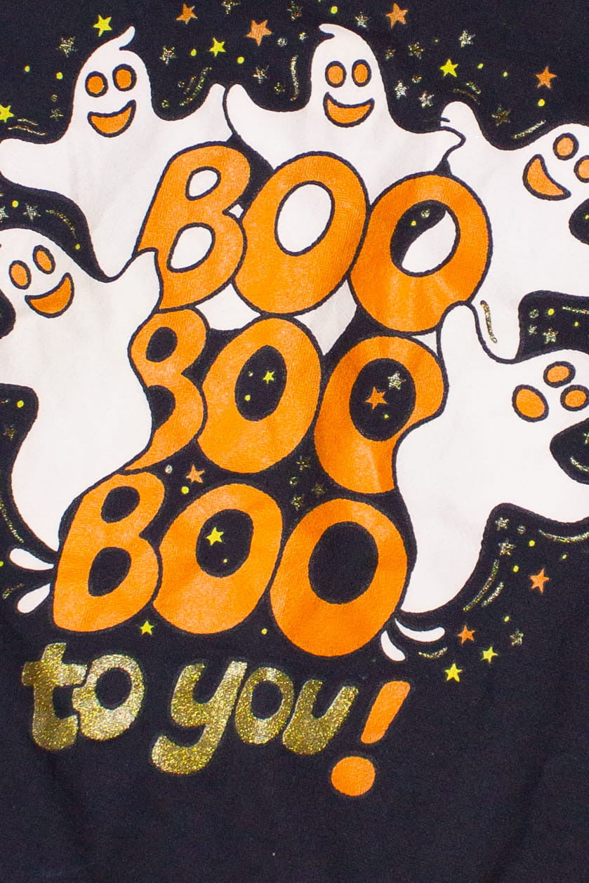 Vintage "Boo Boo Boo To You" Ghost Halloween Sweatshirt (1990s)