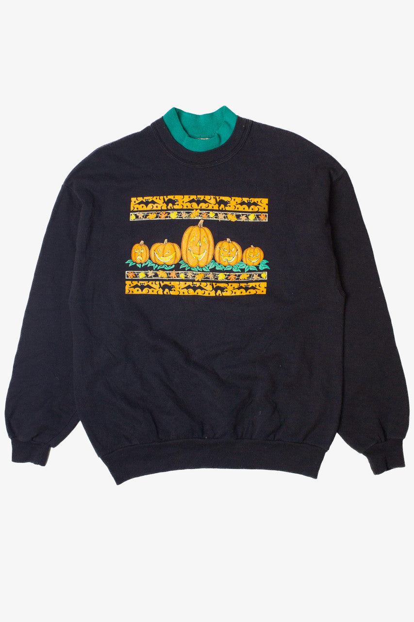 Vintage Cracker Barrel Turtleneck Halloween Sweatshirt (1990s)