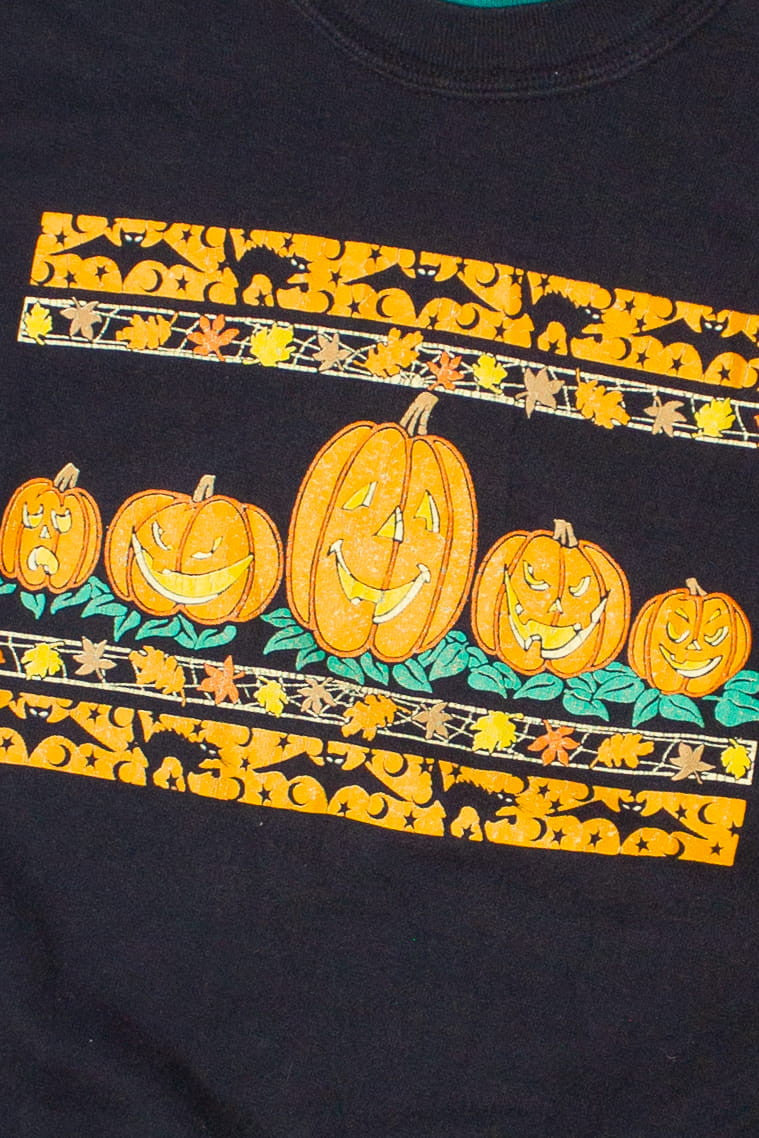 Vintage Cracker Barrel Turtleneck Halloween Sweatshirt (1990s)
