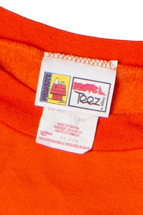 Vintage Joe Trick Or Treat Snoopy Halloween Sweatshirt (1990s)
