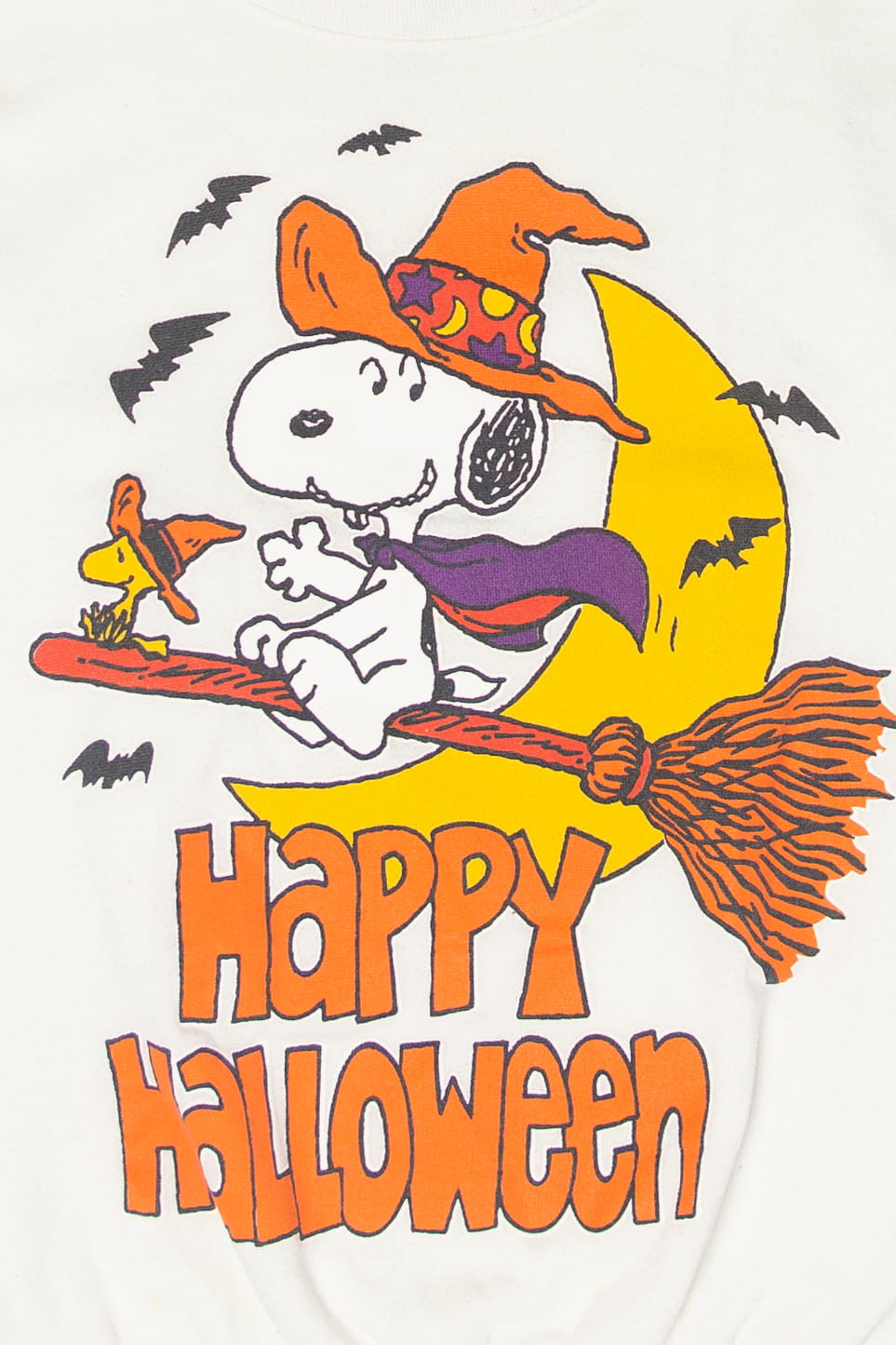 Vintage Snoopy Witch Happy Halloween Sweater (1990s)