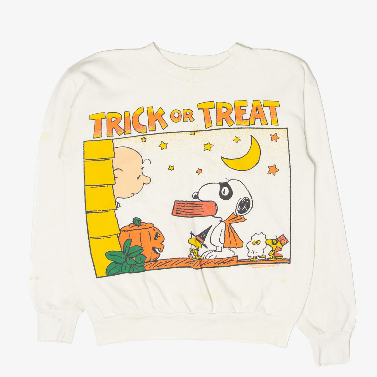 Vintage Peanuts Snoopy Trick Or Treat Halloween Sweater (1990s) – Ragstock
