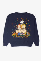 Vintage Peanuts Autumn Leaves Halloween Sweater (1990s)