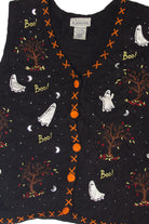 Vintage Ghosts Halloween Vest (1990s)