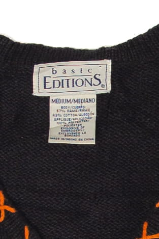 Vintage Ghosts Halloween Vest (1990s)