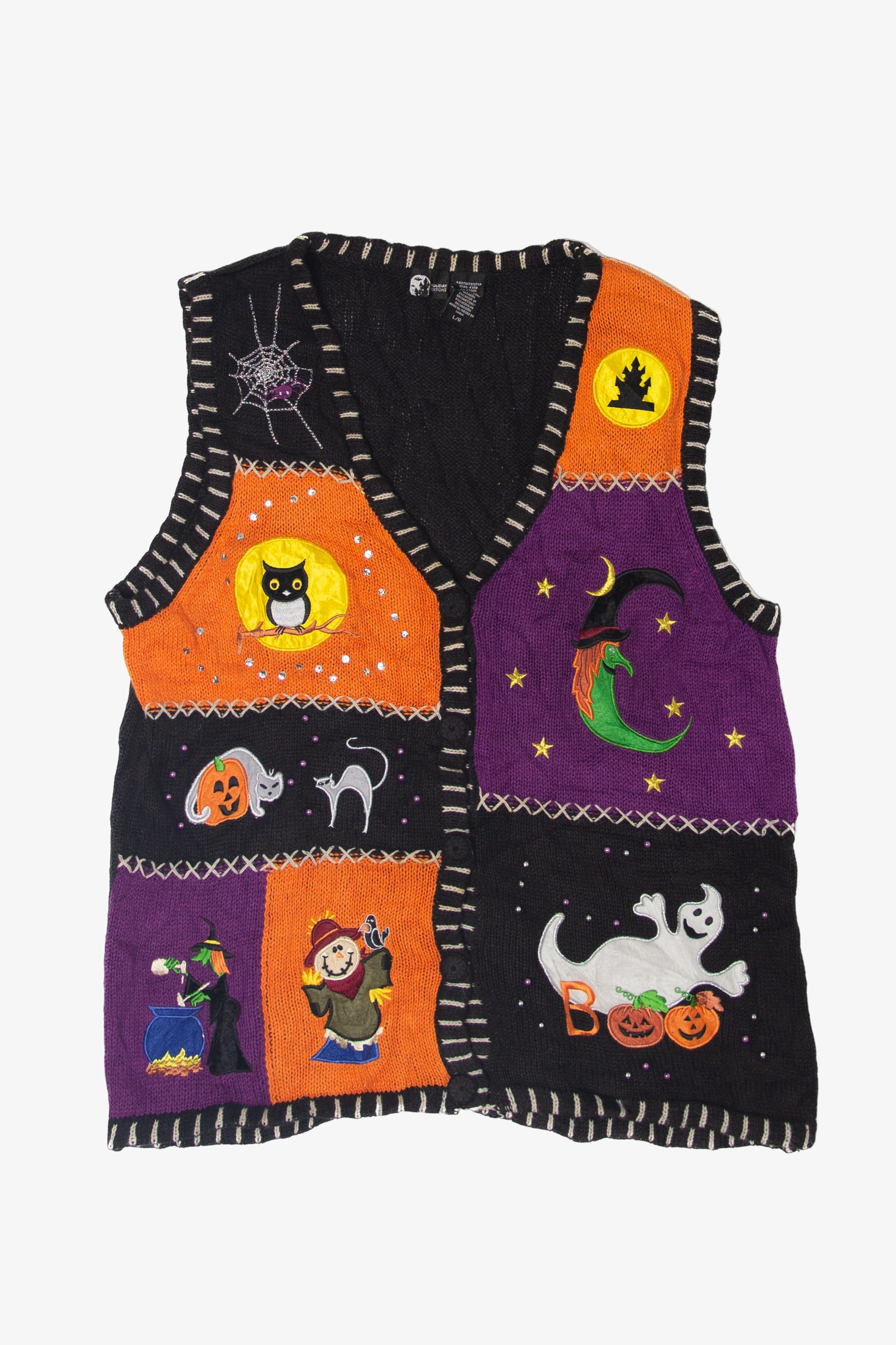 Vintage Holiday Editions Halloween Vest (1990s)