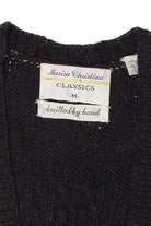 Vintage Hand Knit Trick Or Treat Halloween Vest (1990s)