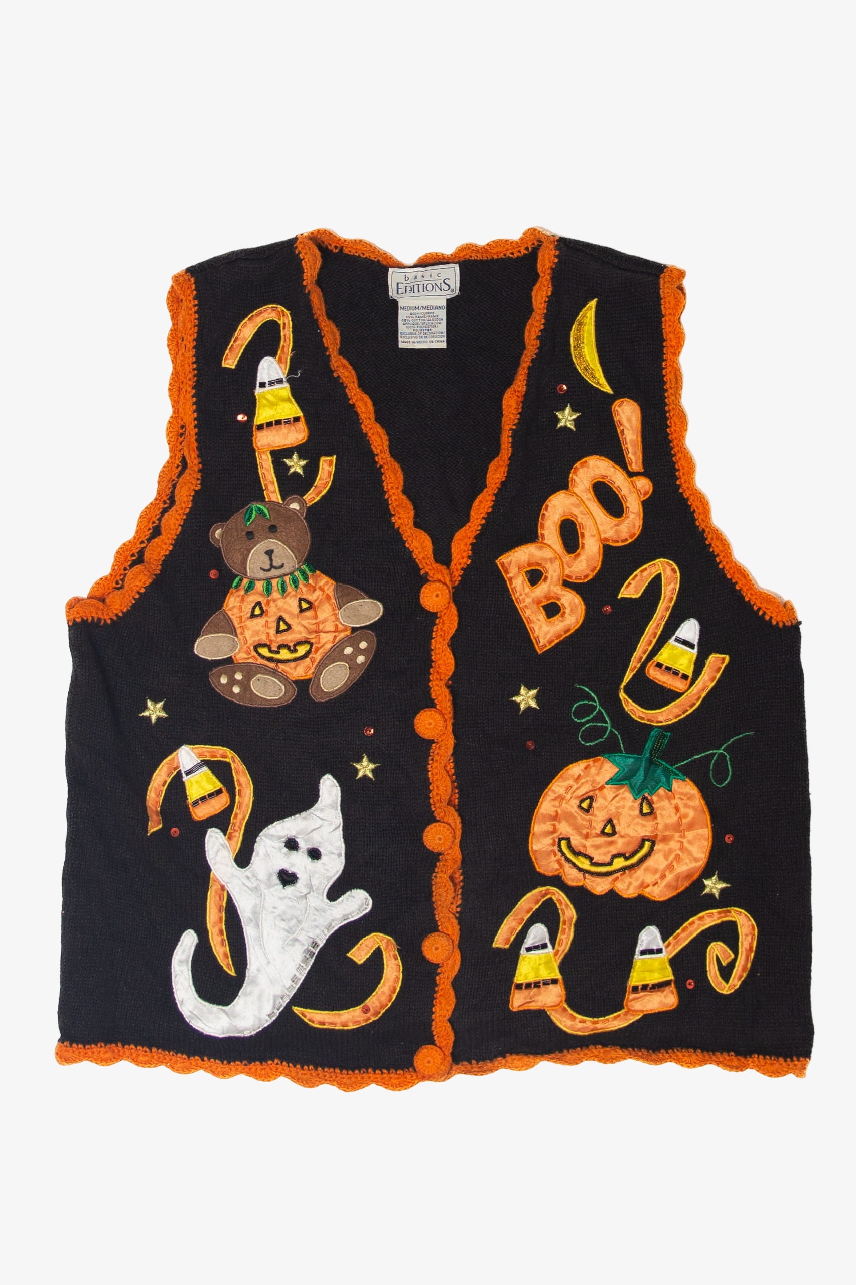 Vintage Basic Editions Halloween Vest (1990s)